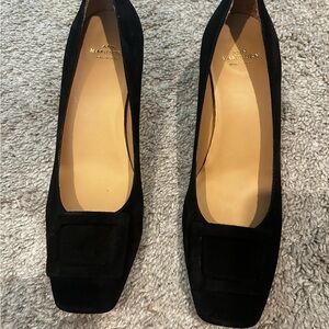 Maison Martin Margiela Black Suede Heels